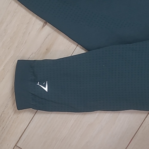 Gymshark Vital Seamless Leggings -  Green  Size Large - Picture 4 of 6